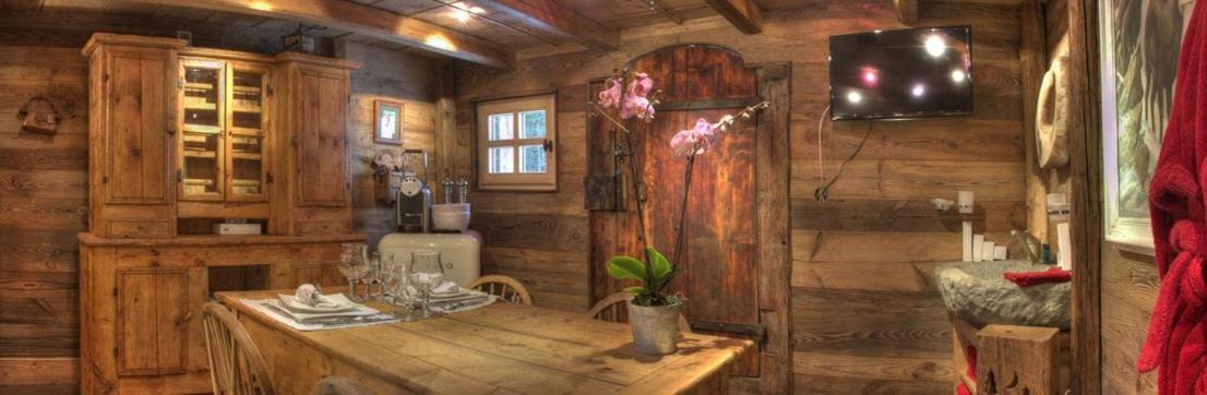 Hotel Les Chalets De Philippe Avec Jacuzzis Privatifs شامونكس المظهر الخارجي الصورة